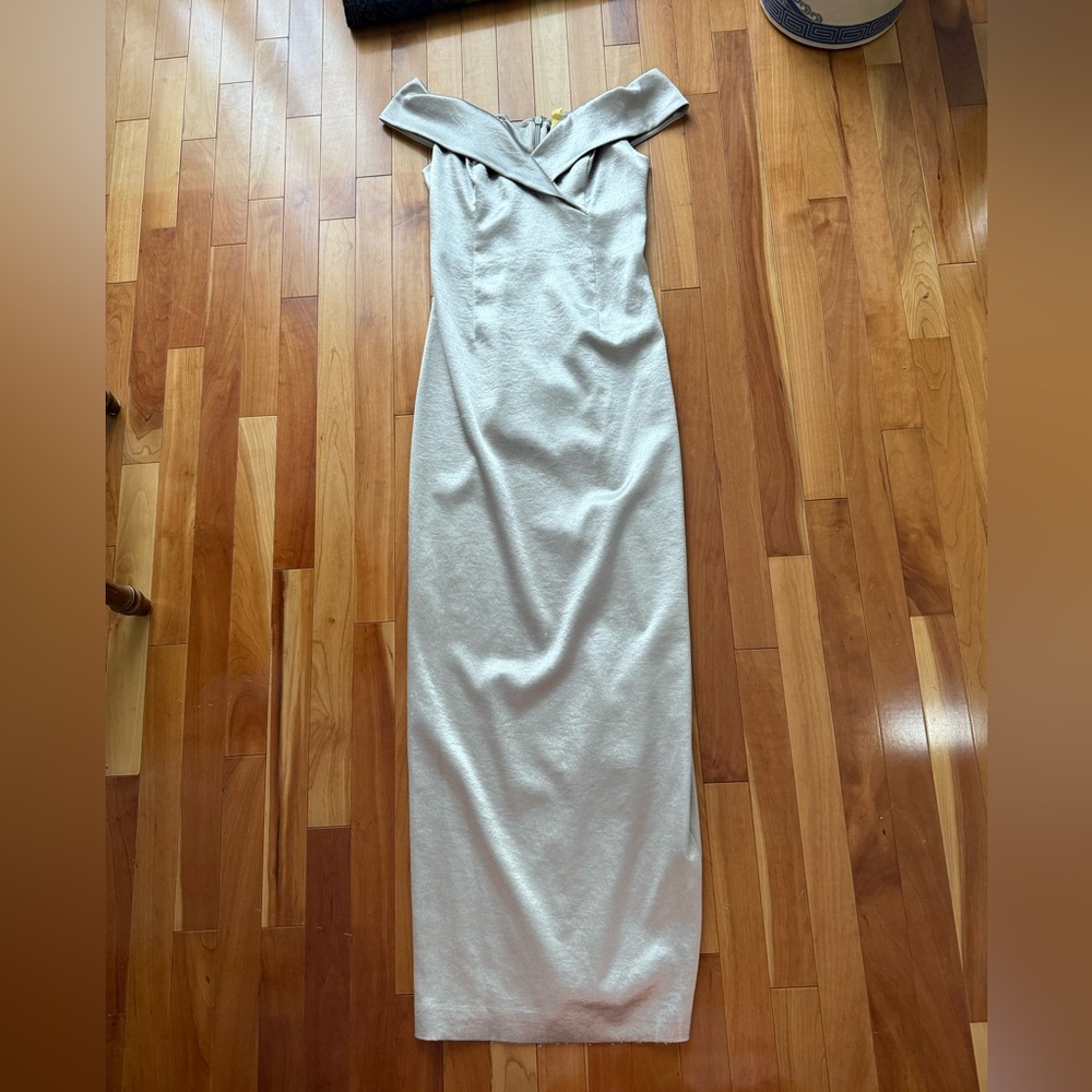 Marciano off the shoulder evening gown.